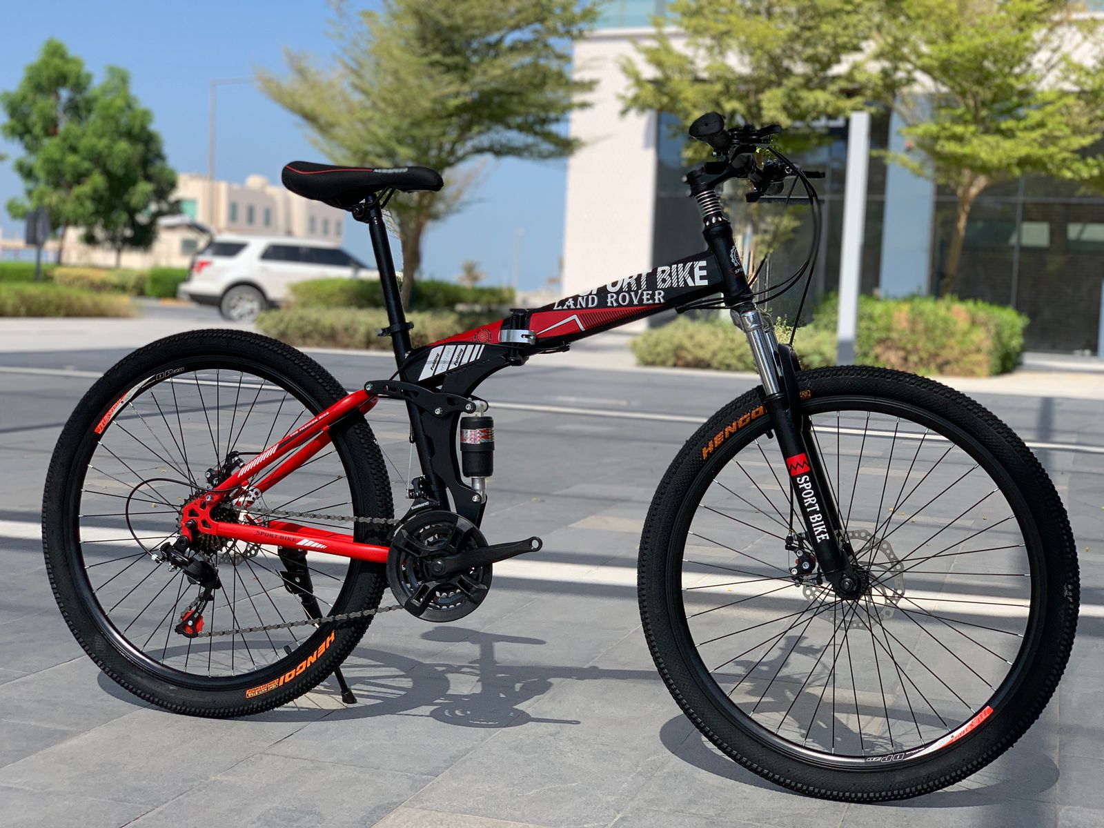 دوچرخه تاشو سایز ۲۶ ، ۲۴ و ۲۷ NEW SPEED دنده شیمانو‌ رنگ‌ قرمز