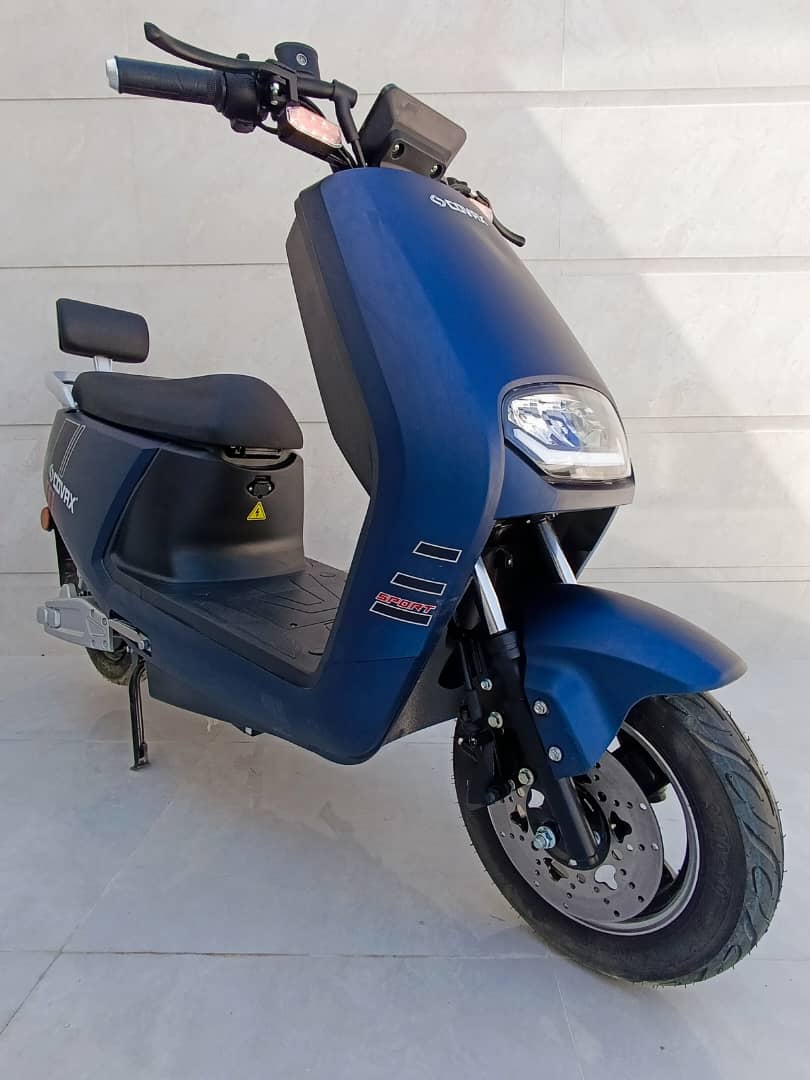 موتورسیکلت برقی(اسکوتر برقی) طرح وسپا COVAX (سفارش اتحادیه اروپا) مدل LAUNCH لانچ  رنگ آبی ۲۰۲۴