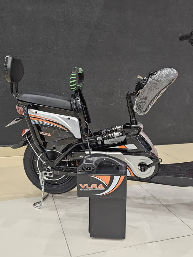 موتور سیکلت برقی ( دوچرخه برقی ) VLRA مدل DELIVERY با باتری قابل حمل