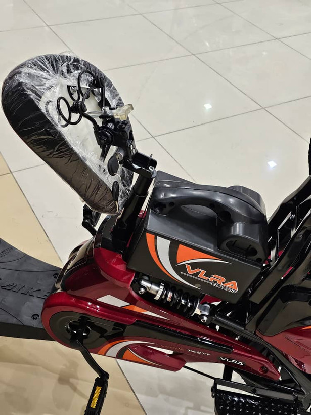 موتور سیکلت برقی ( دوچرخه برقی ) VLRA مدل DELIVERY با باتری قابل حمل