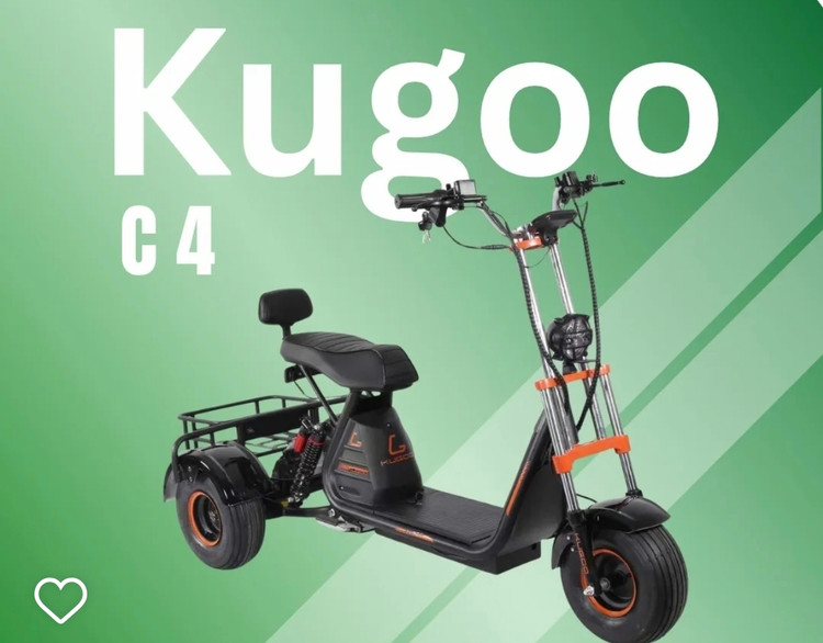 سه چرخه برقی هارلی Kugoo Kirin مدل C4 باتری لیتیوم سفارش آمریکا